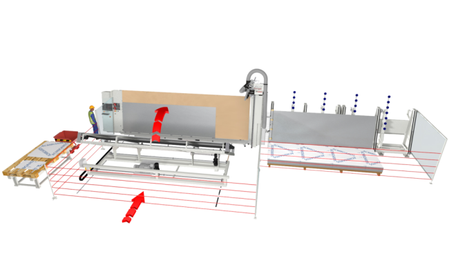 Off Loader - vykladanie z CNC