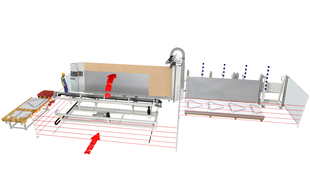 Off Loader - vykladanie z CNC
